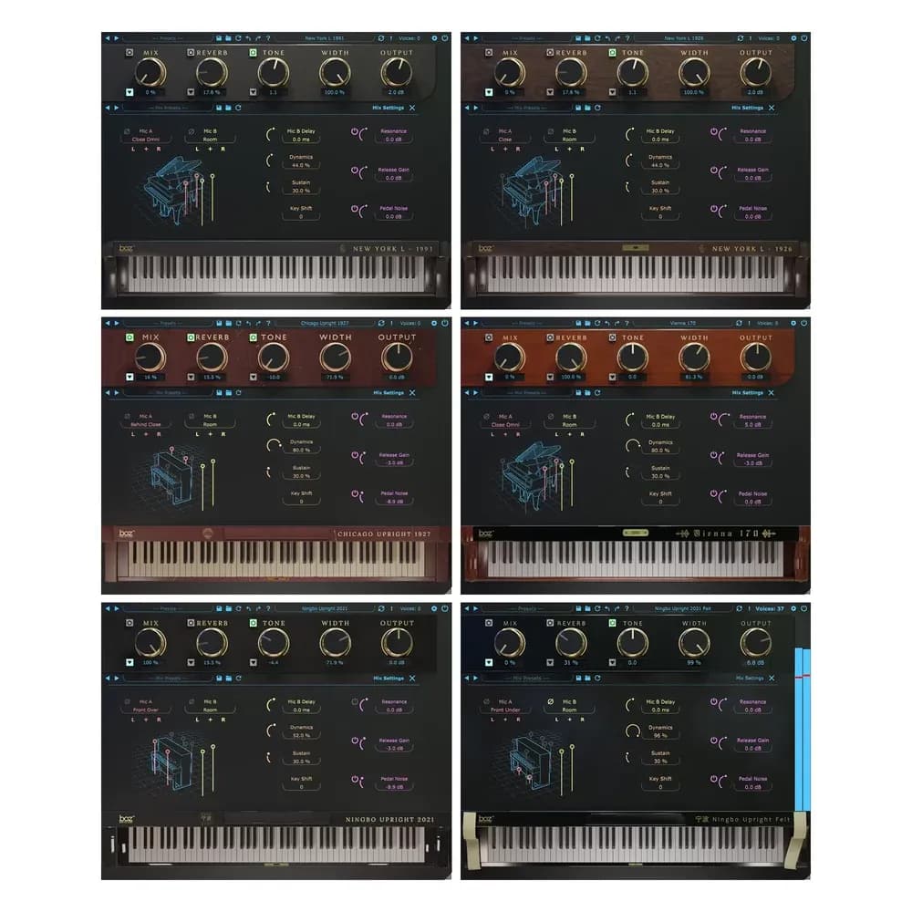 Boz Digital All Pro Pianos Bundle – Colección Completa de Pianos Virtuales (Descarga Digital) - Miniatura 1 en LEMM DJ Store