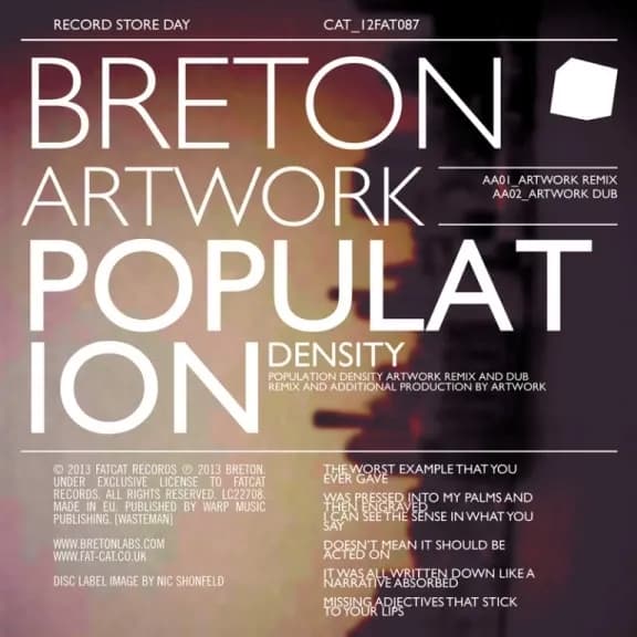 Breton - Population Density (Vinilo LP nuevo) - Miniatura 1 en LEMM DJ Store
