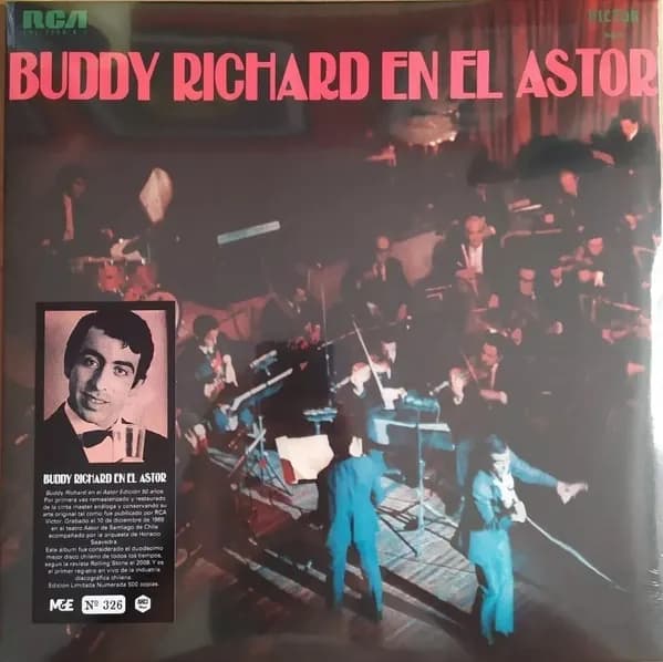 Buddy Richard - Buddy Richard En El Astor (Vinilo LP nuevo) - Miniatura 1 en LEMM DJ Store