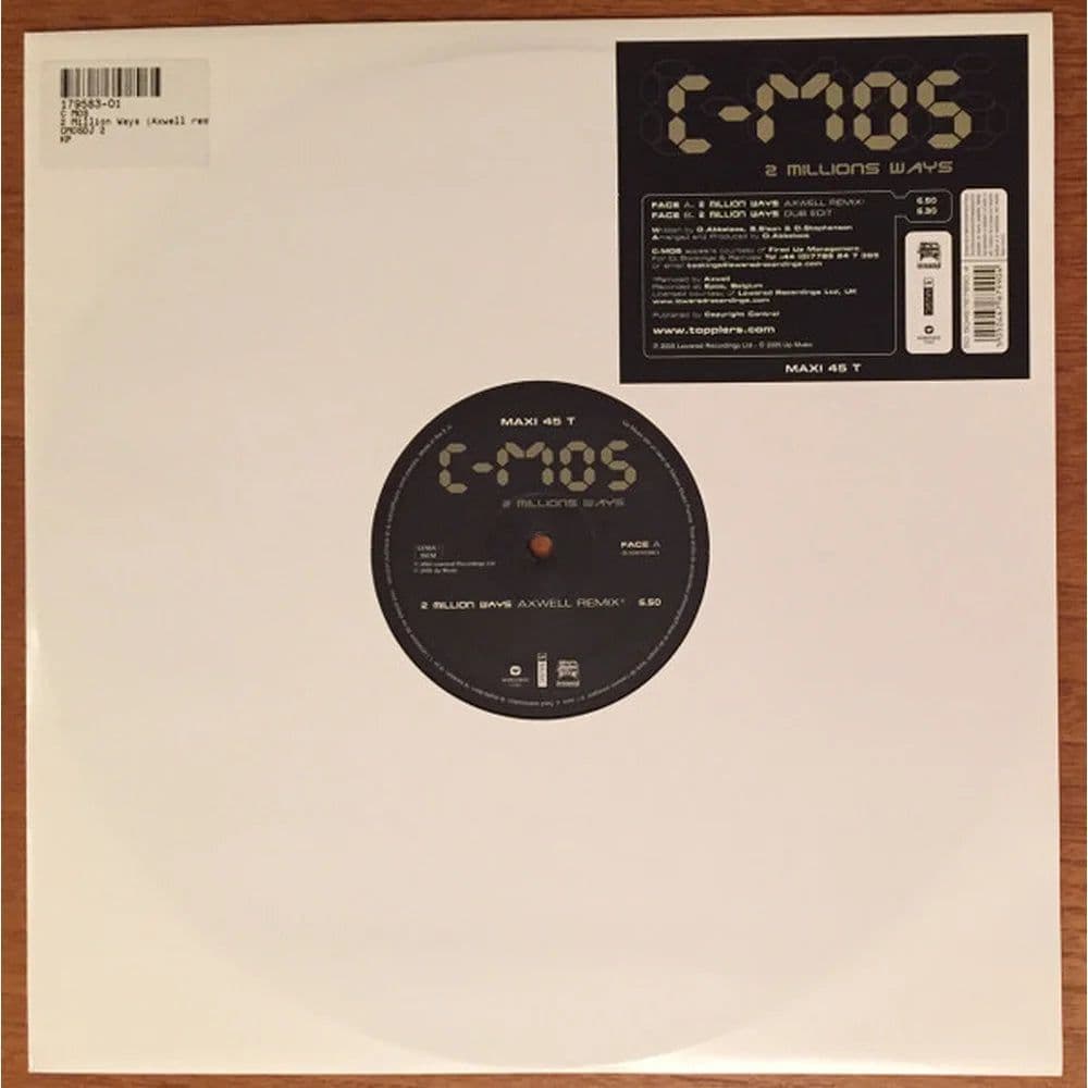 C-Mos - 2 Million Ways (12", Maxi) (Vinilo usado VG+) - Miniatura 1 en LEMM DJ Store