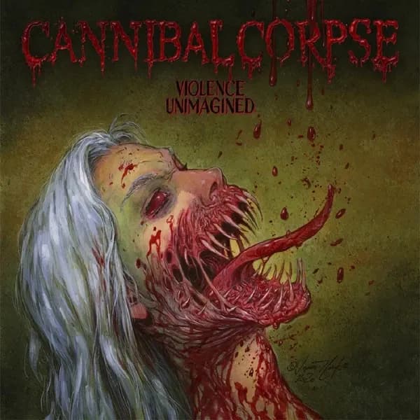 Cannibal Corpse - Violence Unimagined (Vinilo LP Color Dorado Marmolado nuevo) - Miniatura 1 en LEMM DJ Store