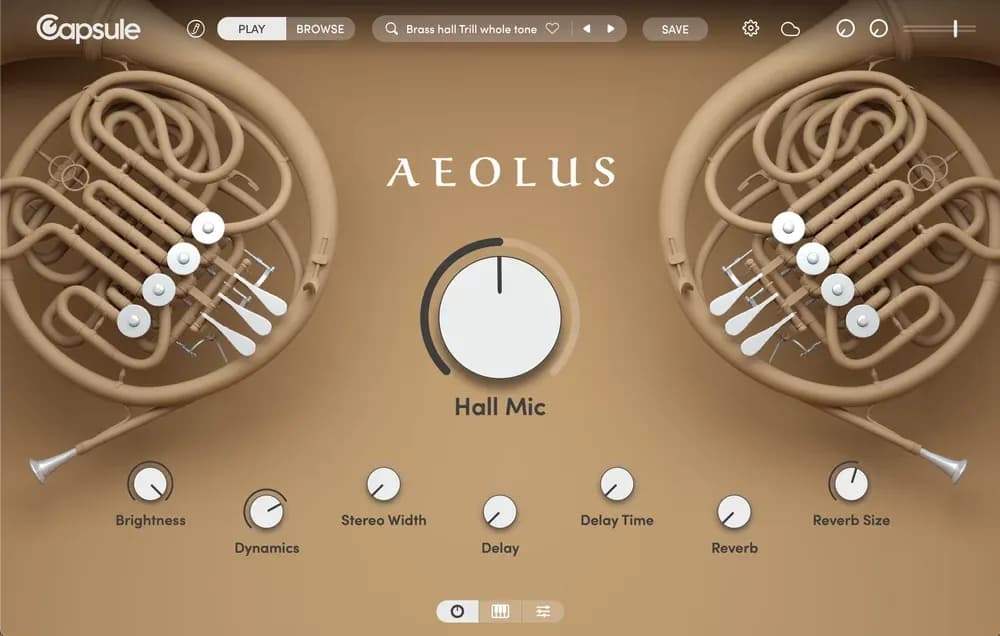 Capsule Audio Aeolus – Instrumento Virtual de Ensamble de Bronces (Descarga Digital) - Miniatura 1 en LEMM DJ Store