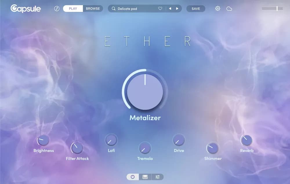 Capsule Audio Ether – Instrumento Virtual de Texturas y Pads Ambientales (Descarga Digital) - Miniatura 1 en LEMM DJ Store