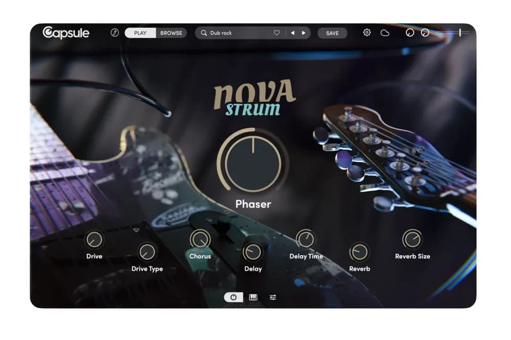 Capsule Audio Nova Strum – Instrumento Virtual de Guitarra (Descarga Digital) - Miniatura 1 en LEMM DJ Store