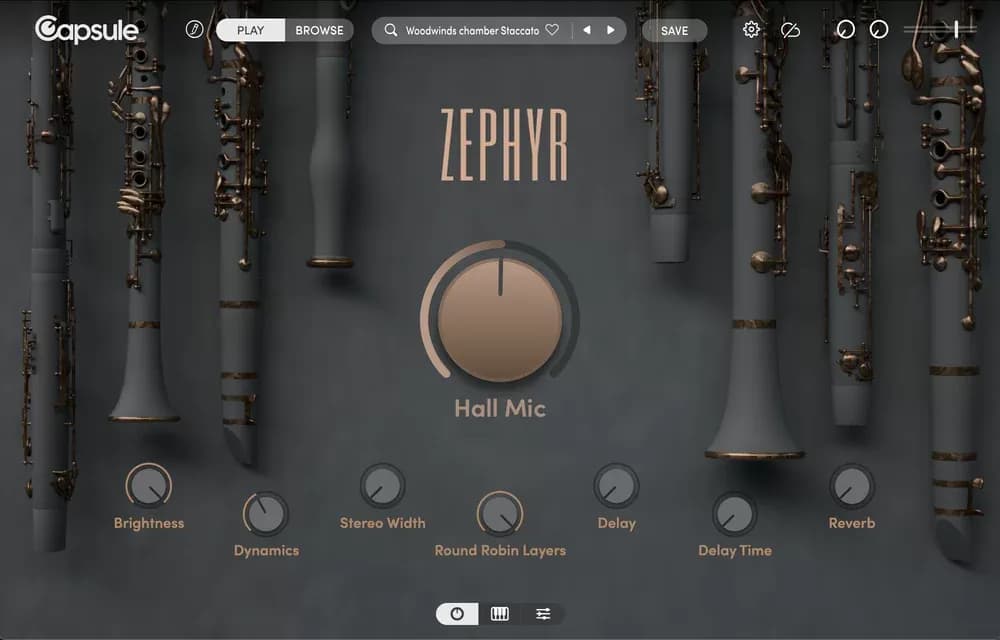 Capsule Audio Zephyr – Instrumento Virtual de Maderas (Descarga Digital) - Miniatura 1 en LEMM DJ Store
