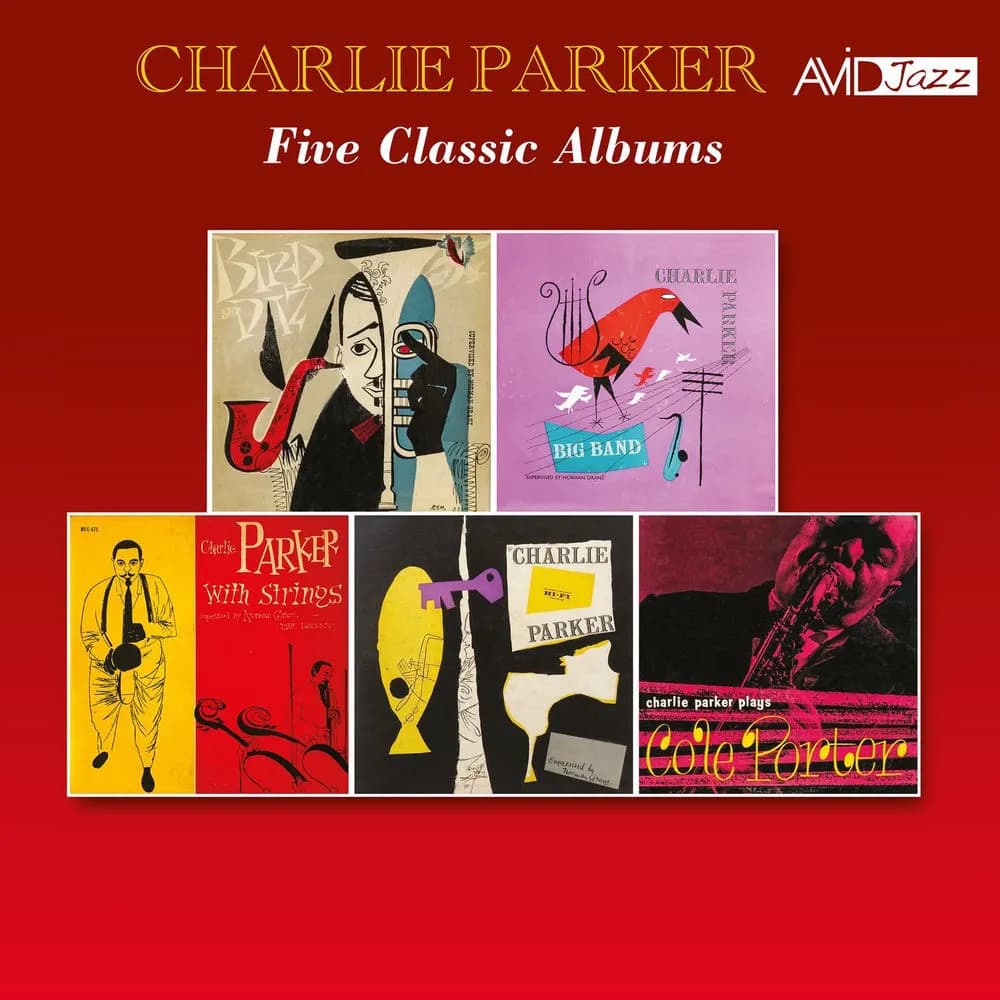 Charlie Parker - Five Classic Albums (CD Doble 2CD nuevo) - Miniatura 1 en LEMM DJ Store