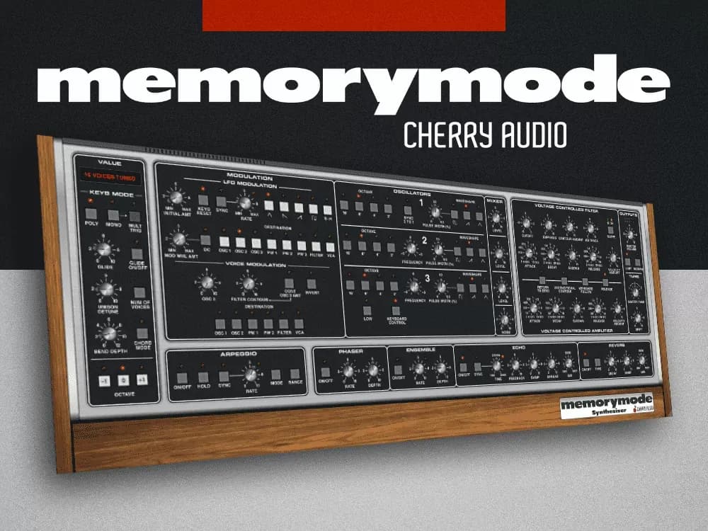 Cherry Audio Memorymode – Sintetizador Virtual Analógico (Descarga Digital) - Miniatura 1 en LEMM DJ Store