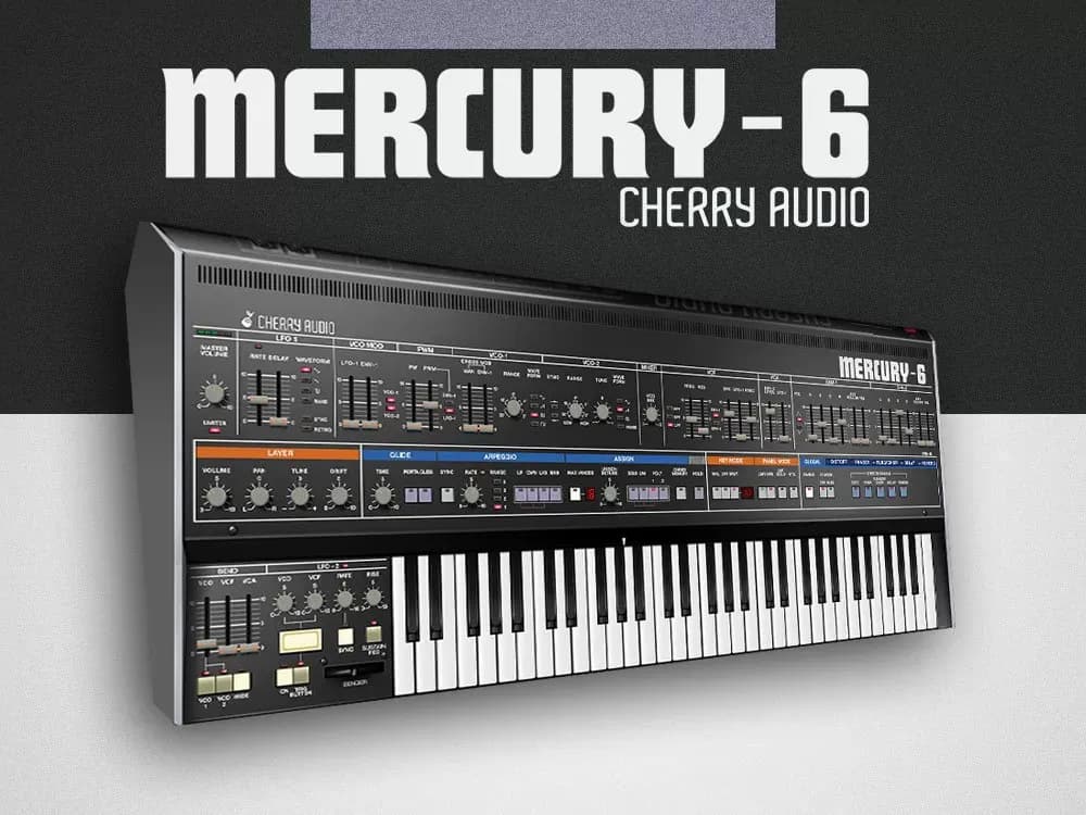 Cherry Audio Mercury-6 – Sintetizador Virtual Jupiter-6 (Descarga Digital) - Miniatura 1 en LEMM DJ Store