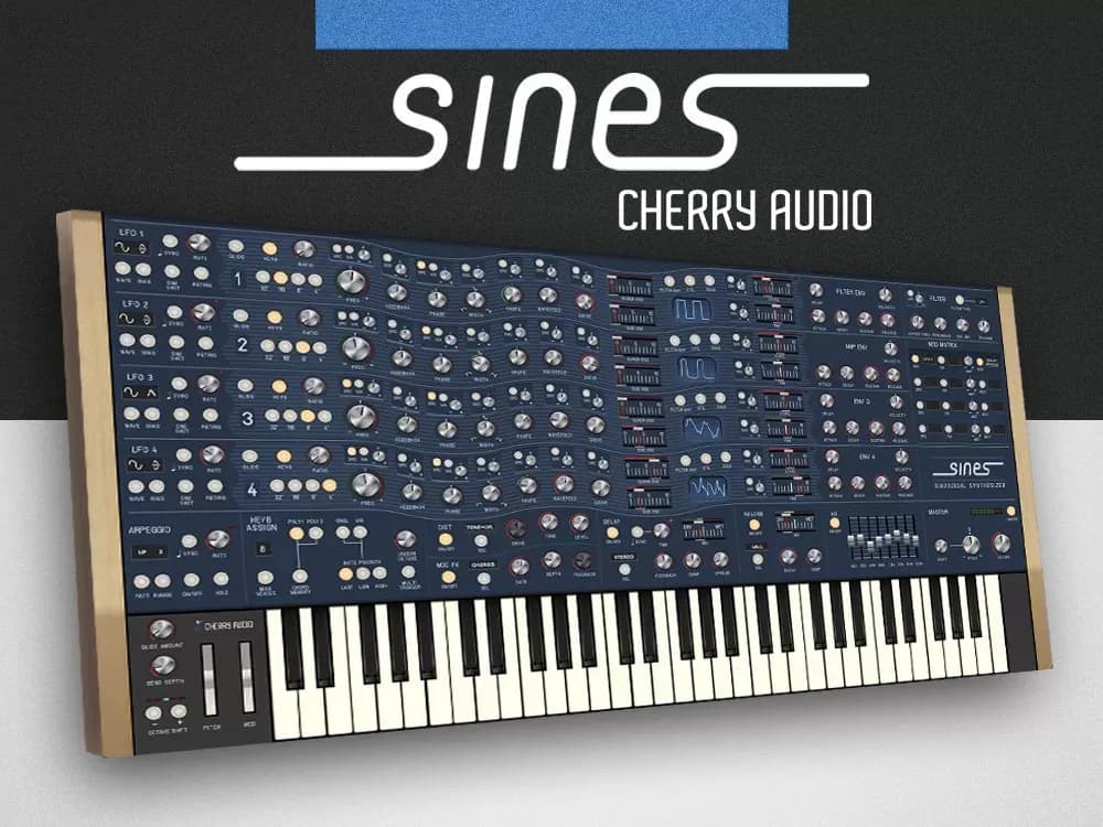 Cherry Audio Sines – Sintetizador Virtual Polifónico (Descarga Digital) - Miniatura 1 en LEMM DJ Store