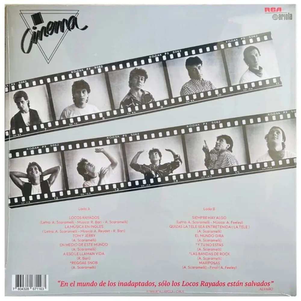 Cinema - Locos Rayados (2025) (LP nuevo) - Miniatura 1 en LEMM DJ Store