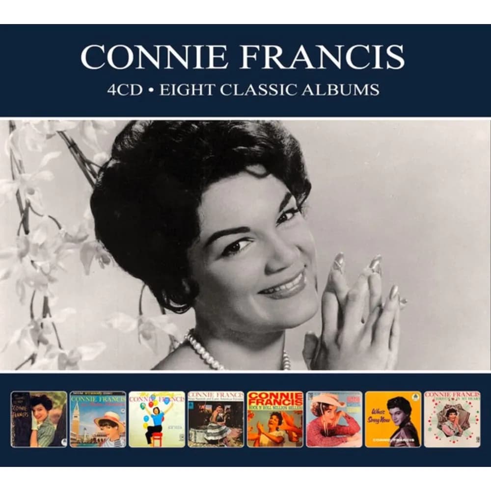 Connie Francis - Eight Classic Albums (CD (4CD) nuevo) - Miniatura 1 en LEMM DJ Store