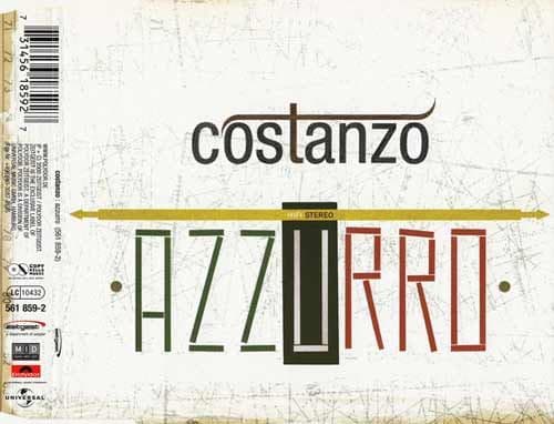 Costanzo ‎– Azzurro (CD Maxi Single) usado (VG+) box 10 - Miniatura 1 en LEMM DJ Store