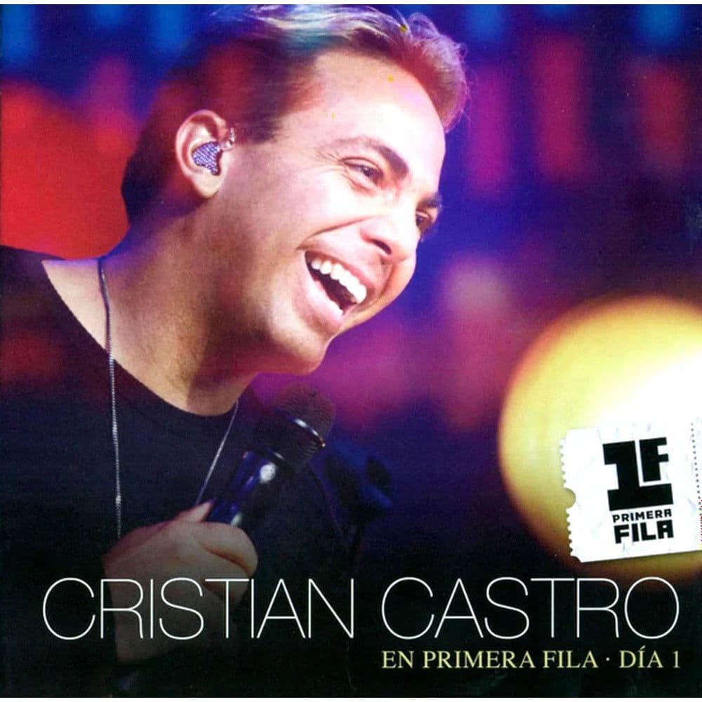 Cristian Castro – En Primera Fila - Día 1 (CD +DVD nuevo) - Miniatura 1 en LEMM DJ Store