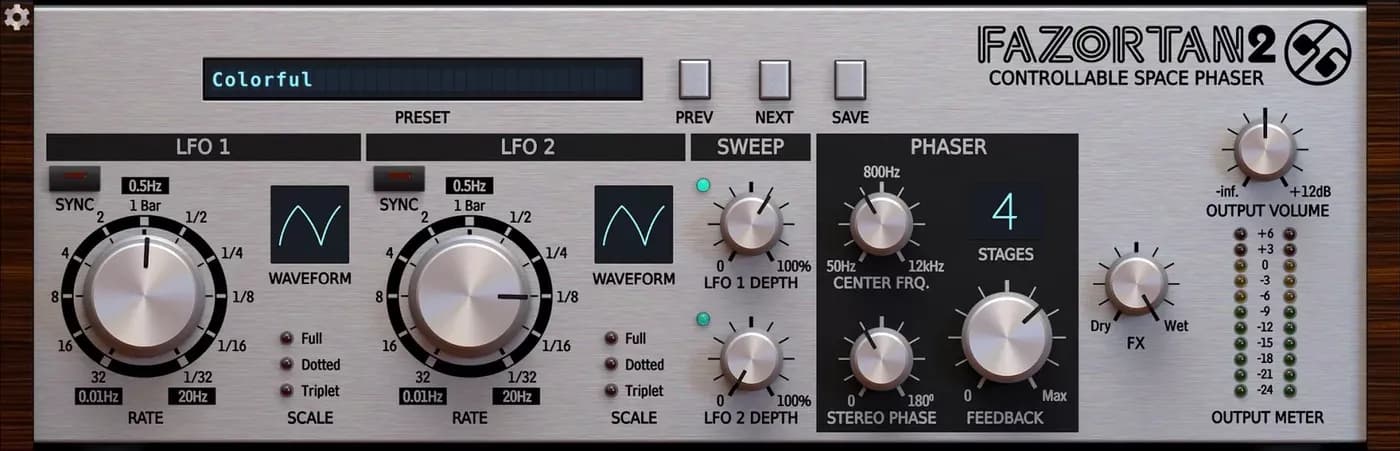 D16 Group Fazortan 2 – Plugin Phaser Analógico de los 70 (Descarga Digital) - Miniatura 1 en LEMM DJ Store