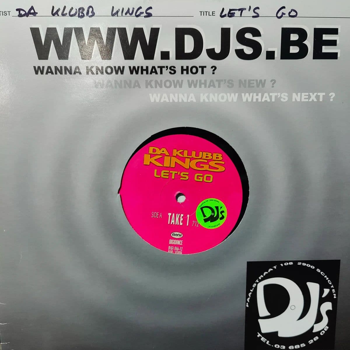 Da Klubb Kings - Let's Go (12", S/Edition) (Vinilo usado VG+) - Miniatura 1 en LEMM DJ Store