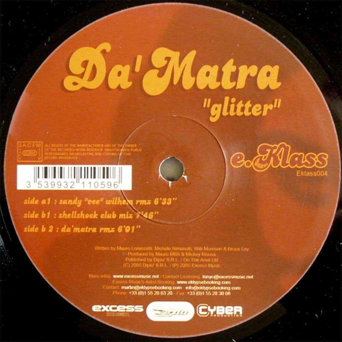 Da'Matra – Glitter (Vinilo usado) (VG+) Box 1B - Miniatura 1 en LEMM DJ Store