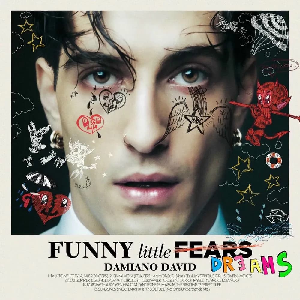 Damiano David - Funny Little Fears (Dreams) (Vinilo Doble 2LP nuevo) - Miniatura 1 en LEMM DJ Store