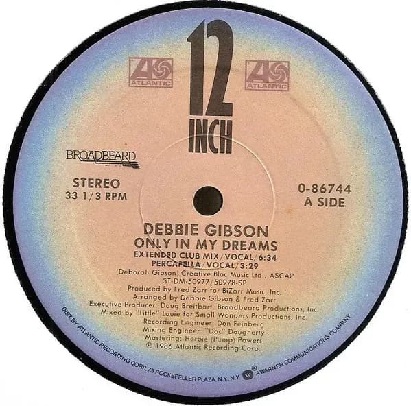 Debbie Gibson - Only In My Dreams (Vinilo usado VG+) - Miniatura 1 en LEMM DJ Store