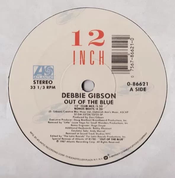 Debbie Gibson - Out Of The Blue (Vinilo usado VG+) - Miniatura 1 en LEMM DJ Store