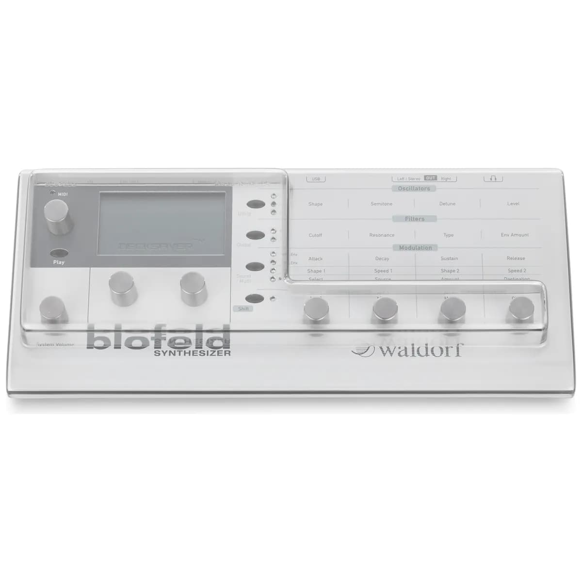 Decksaver – Tapa Protectora para Waldorf Blofeld y Pulse 2 - Miniatura 2 en LEMM DJ Store