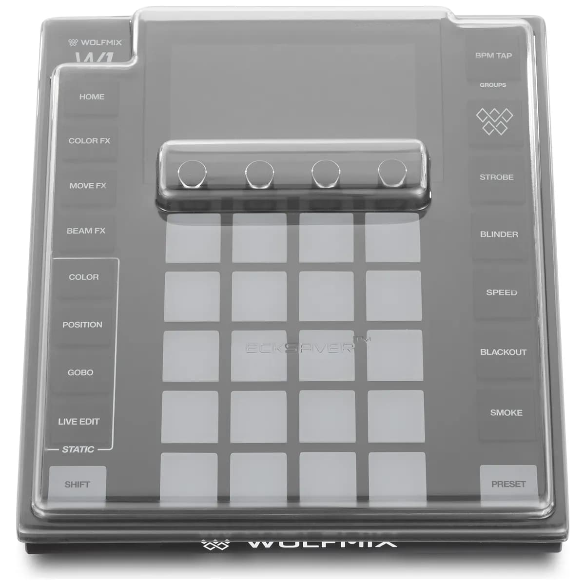 Decksaver – Tapa Protectora para Wolfmix W1 MK1, MK2 y ADJ WMX1 - Miniatura 2 en LEMM DJ Store