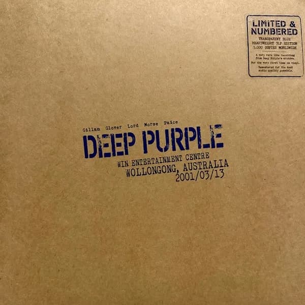 Deep Purple - Live In Wollongong 2001 (Vinilo Doble 2LP nuevo) - Miniatura 1 en LEMM DJ Store