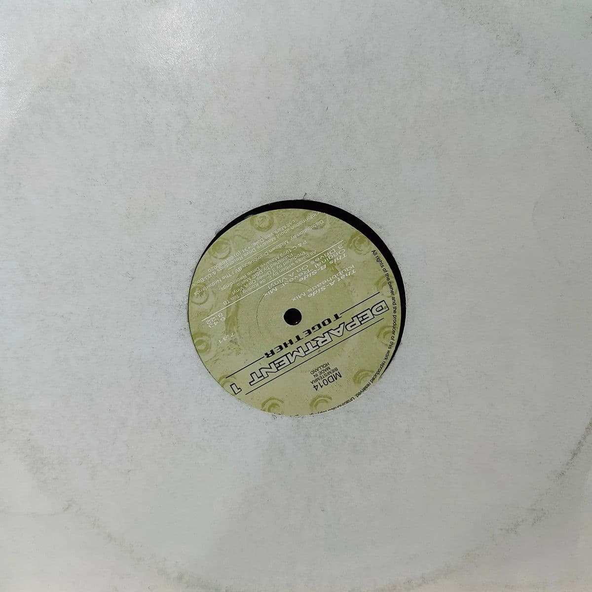Department 1 - Together (12") (Vinilo usado VG+) - Miniatura 1 en LEMM DJ Store