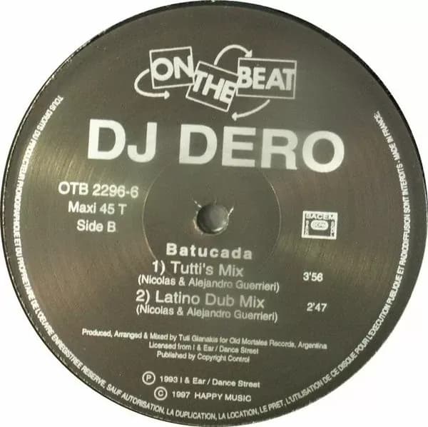 DJ Dero - Batucada (Vinilo usado VG+) - Miniatura 1 en LEMM DJ Store
