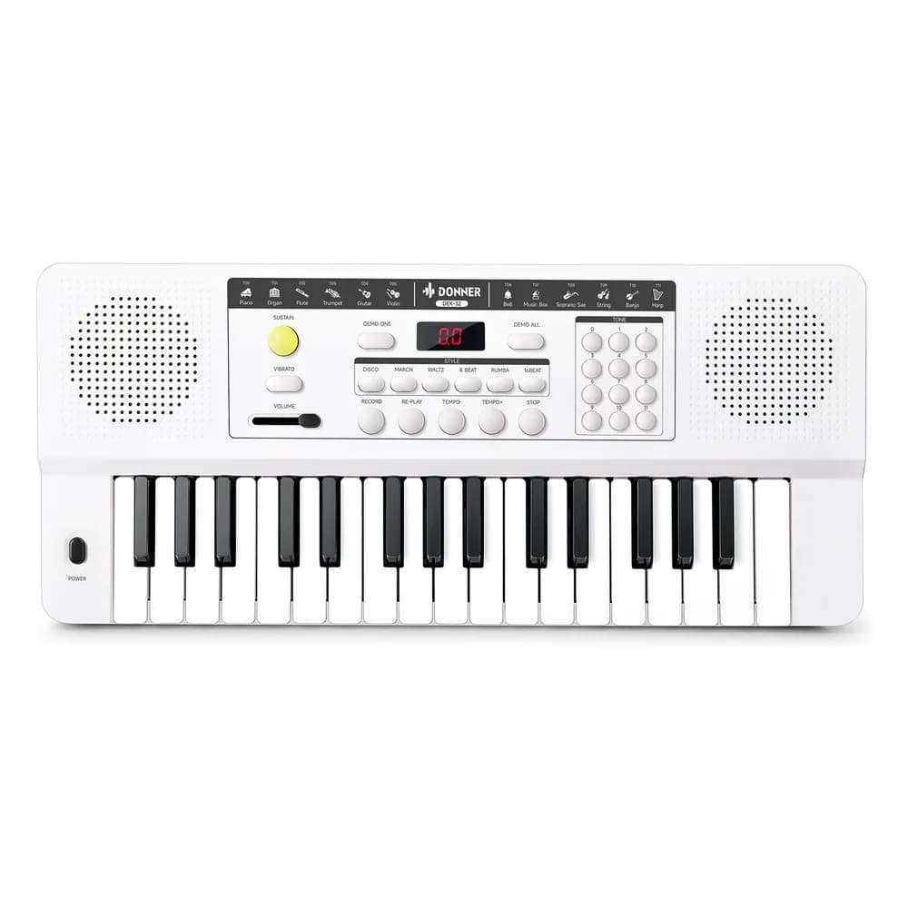 Donner DEK-32 – Teclado Electrónico Infantil de 32 Mini Teclas, con Grabación y Parlantes - Miniatura 1 en LEMM DJ Store