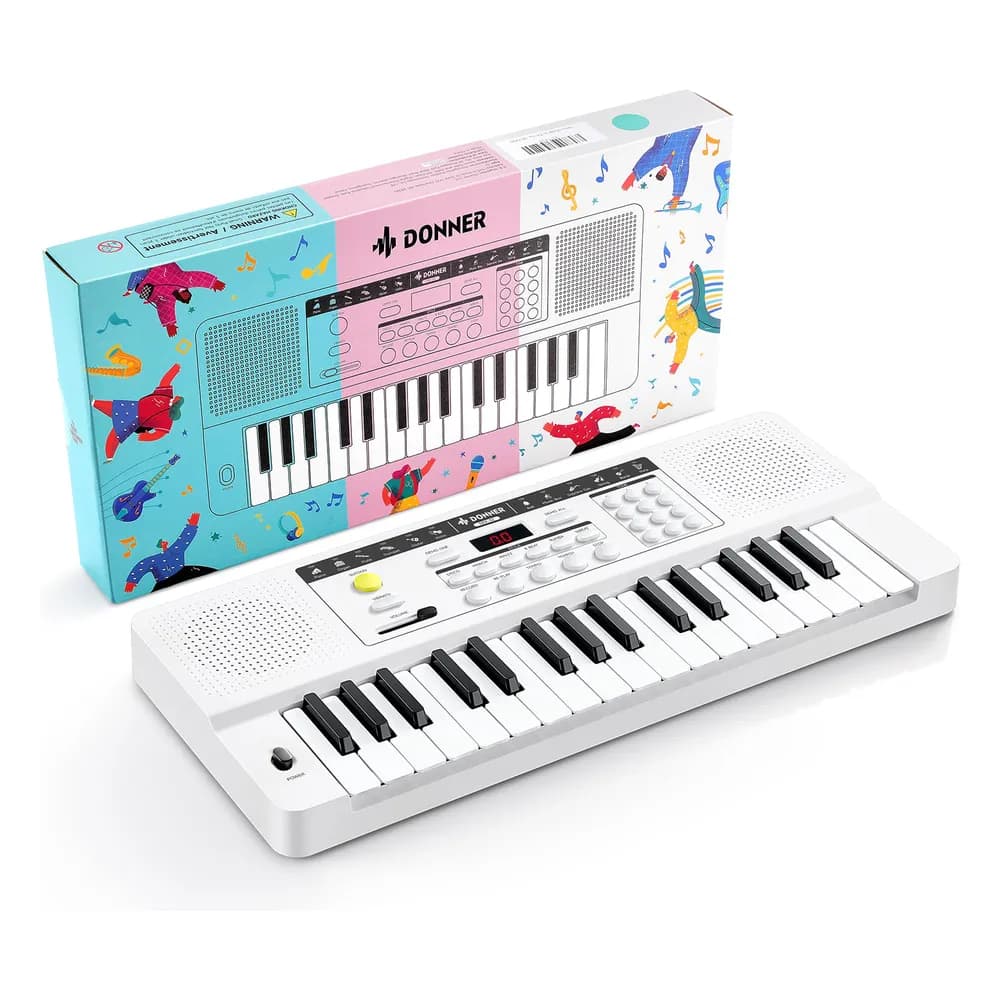 Donner DEK-32 – Teclado Electrónico Infantil de 32 Mini Teclas, con Grabación y Parlantes - Miniatura 2 en LEMM DJ Store