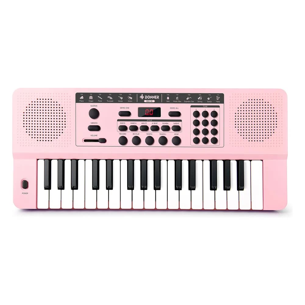 Donner DEK-32 – Teclado Electrónico Infantil de 32 Mini Teclas, con Grabación y Parlantes - Miniatura 7 en LEMM DJ Store