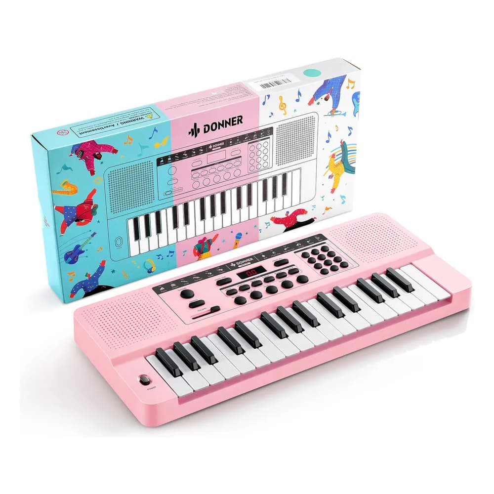Donner DEK-32 – Teclado Electrónico Infantil de 32 Mini Teclas, con Grabación y Parlantes - Miniatura 8 en LEMM DJ Store