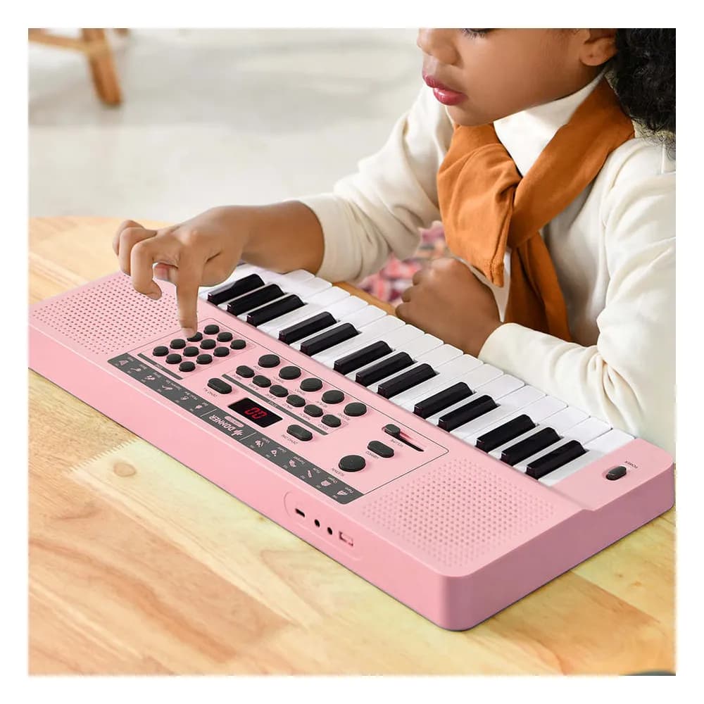 Donner DEK-32 – Teclado Electrónico Infantil de 32 Mini Teclas, con Grabación y Parlantes - Miniatura 9 en LEMM DJ Store