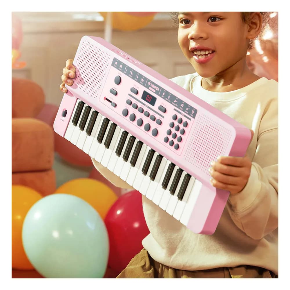 Donner DEK-32 – Teclado Electrónico Infantil de 32 Mini Teclas, con Grabación y Parlantes - Miniatura 10 en LEMM DJ Store