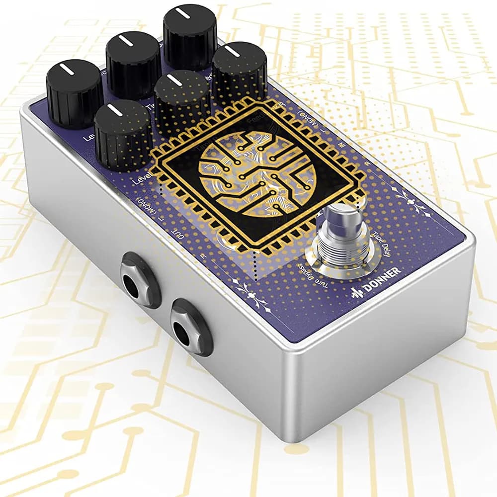 Donner White Tape – Pedal de Delay Estéreo Tipo Cinta, Analógico con True Bypass - Miniatura 4 en LEMM DJ Store