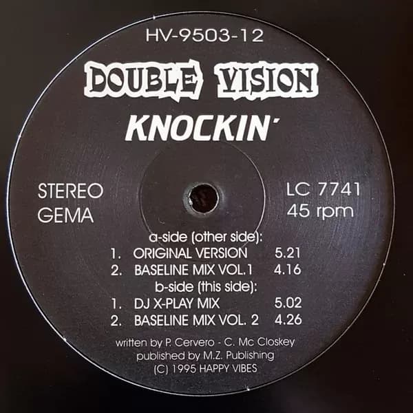 Double Vision - Knockin' (Vinilo usado VG+) - Miniatura 1 en LEMM DJ Store