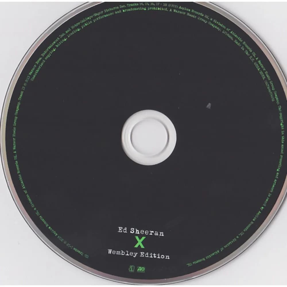 Ed Sheeran - X (Wembley Edition) (CD + DVD nuevo) - Miniatura 1 en LEMM DJ Store