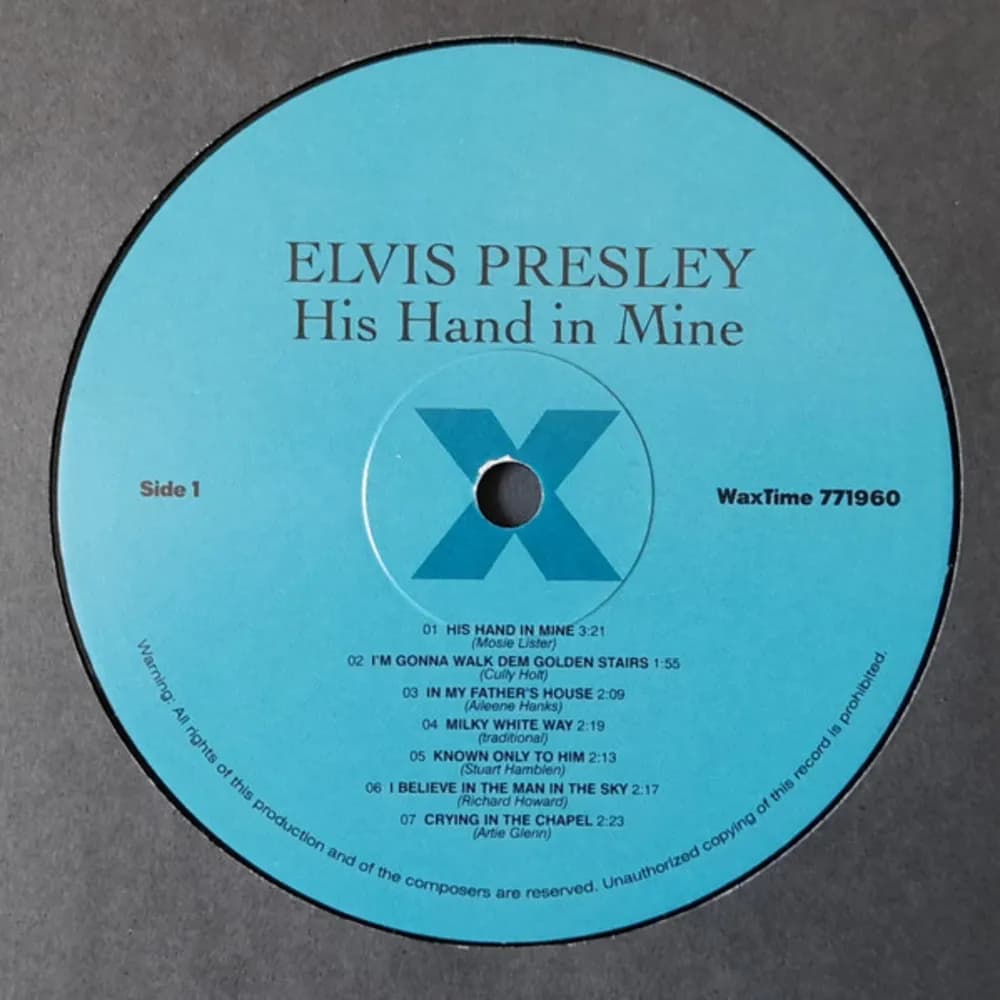 Elvis Presley - His Hand In Mine (LP nuevo) - Miniatura 1 en LEMM DJ Store