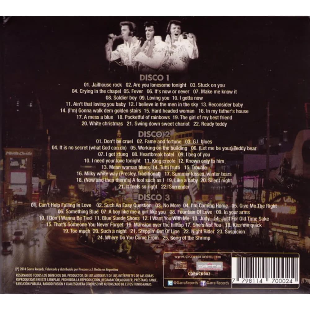 Elvis Presley - Simplemente Lo Mejor (CD Triple (3CD) nuevo) - Miniatura 1 en LEMM DJ Store