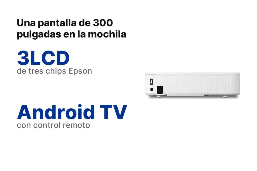 Epson FH02 – Proyector portátil Full HD con Android TV - Miniatura 6 en LEMM DJ Store