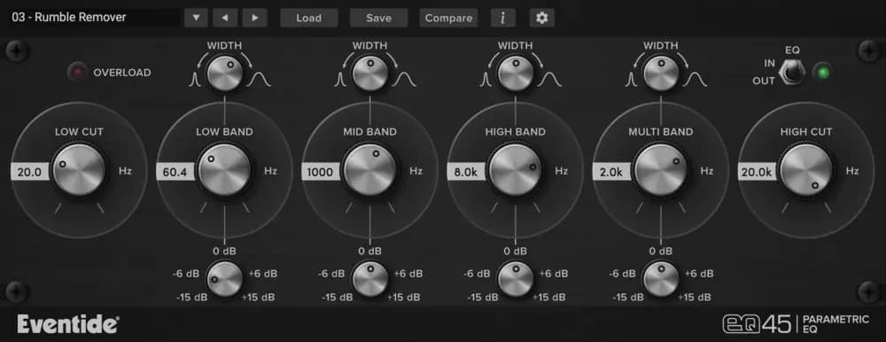 Eventide EQ45 – Ecualizador Paramétrico de 4 Bandas estilo Urei 545 (Descarga Digital) - Miniatura 1 en LEMM DJ Store