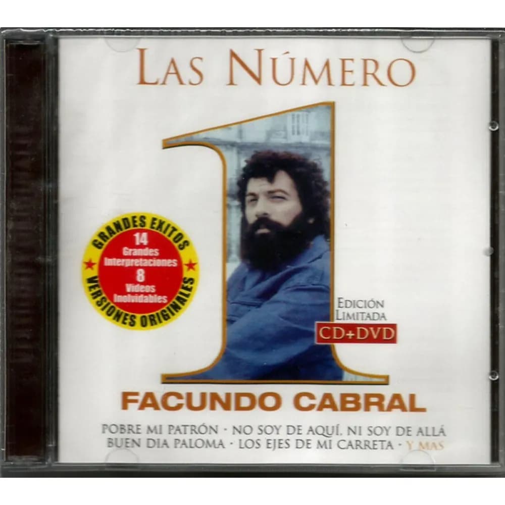 Facundo Cabral - Las Número 1 (CD + DVD nuevo) - Miniatura 1 en LEMM DJ Store