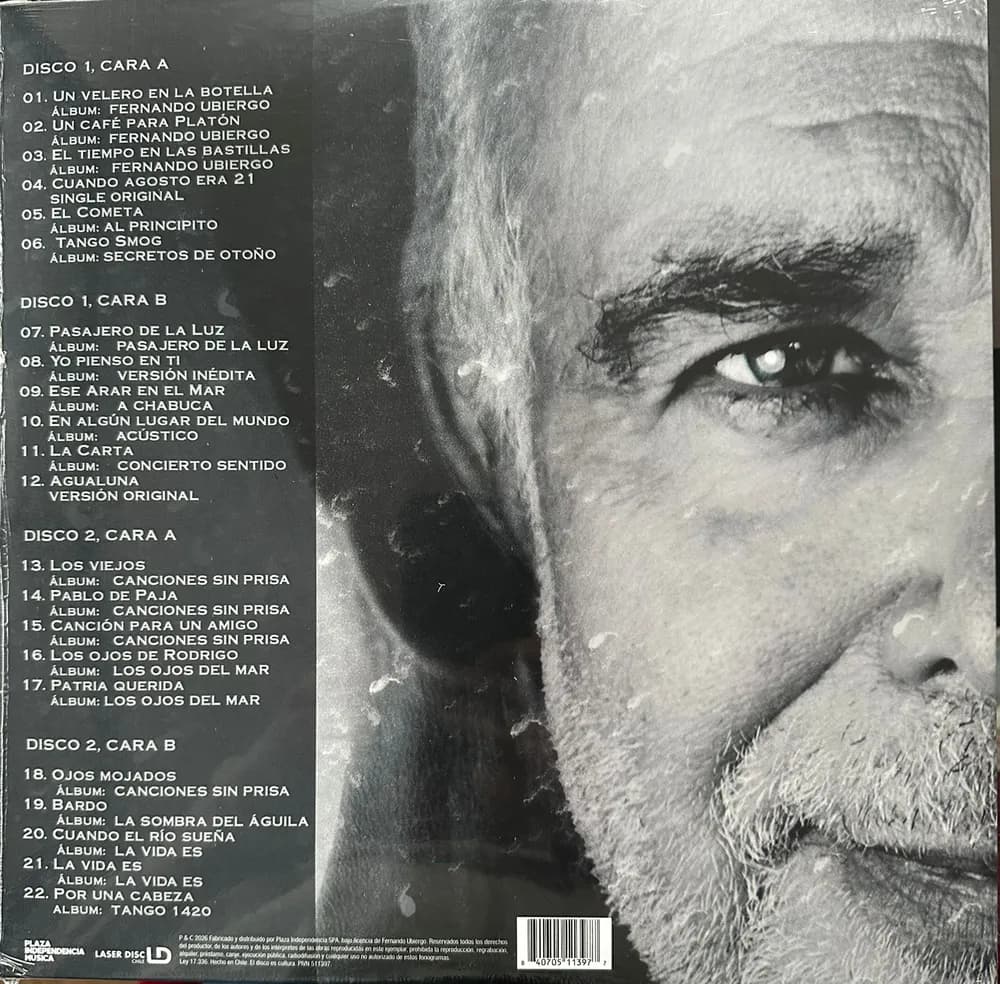 Fernando Ubiergo - 50 Años (Vinilo Doble 2LP nuevo) - Miniatura 2 en LEMM DJ Store
