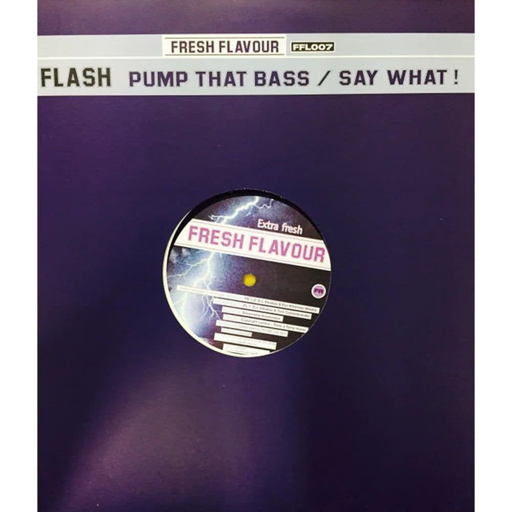 Flash – Pump That Bass / Say What (Vinilo usado VG+) - Miniatura 1 en LEMM DJ Store