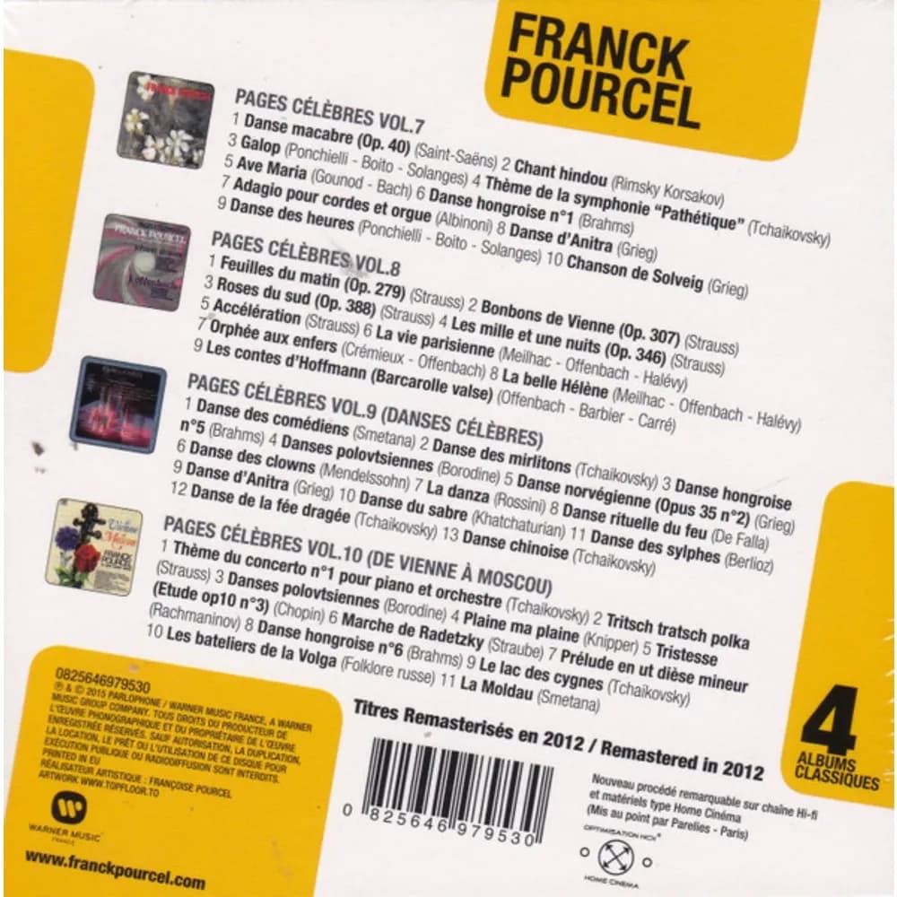 Franck Pourcel - 4 Albums Classique (CD (4CD) nuevo) - Miniatura 1 en LEMM DJ Store
