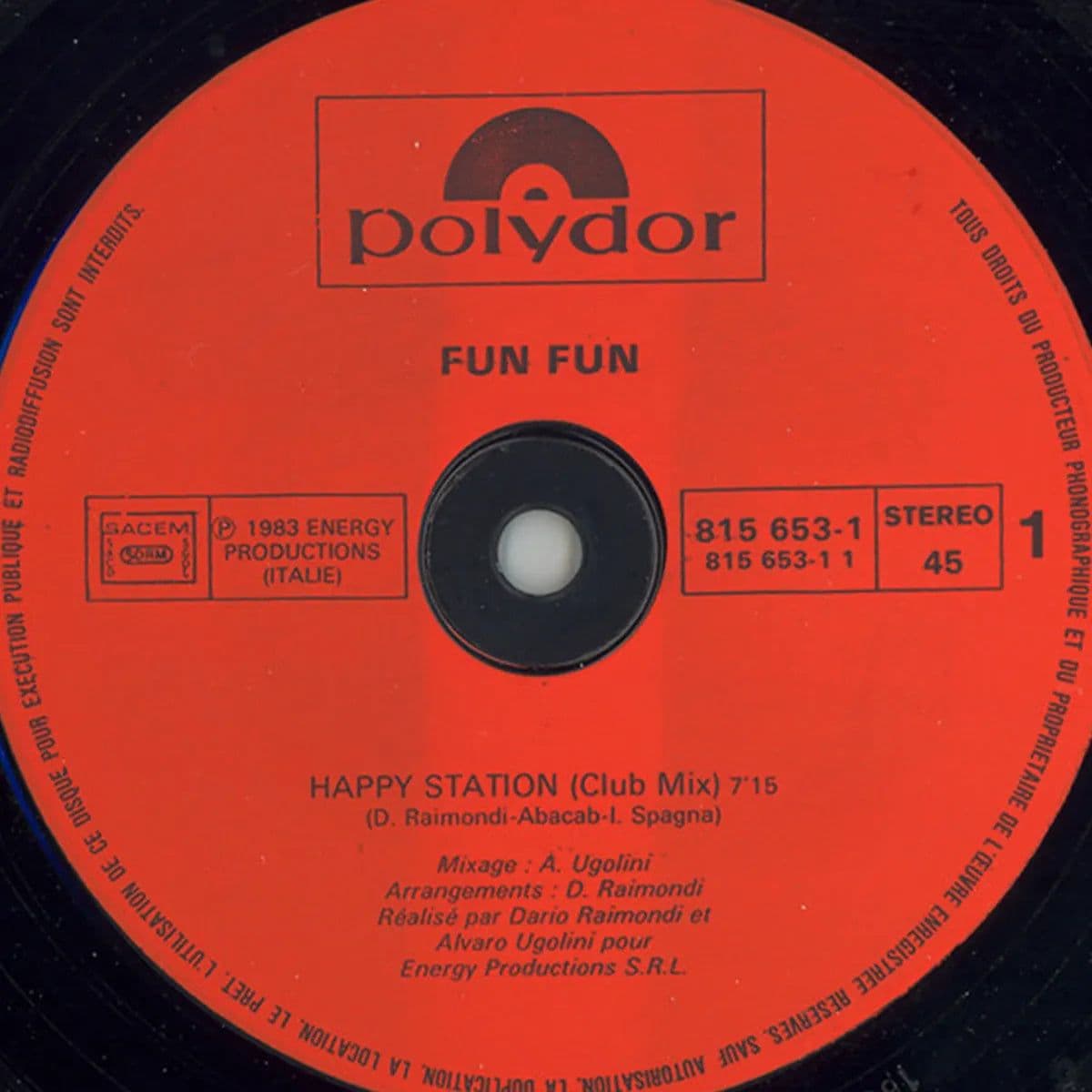 Fun Fun – Happy Station (Vinilo usado VG+) Caratula generica - Miniatura 1 en LEMM DJ Store