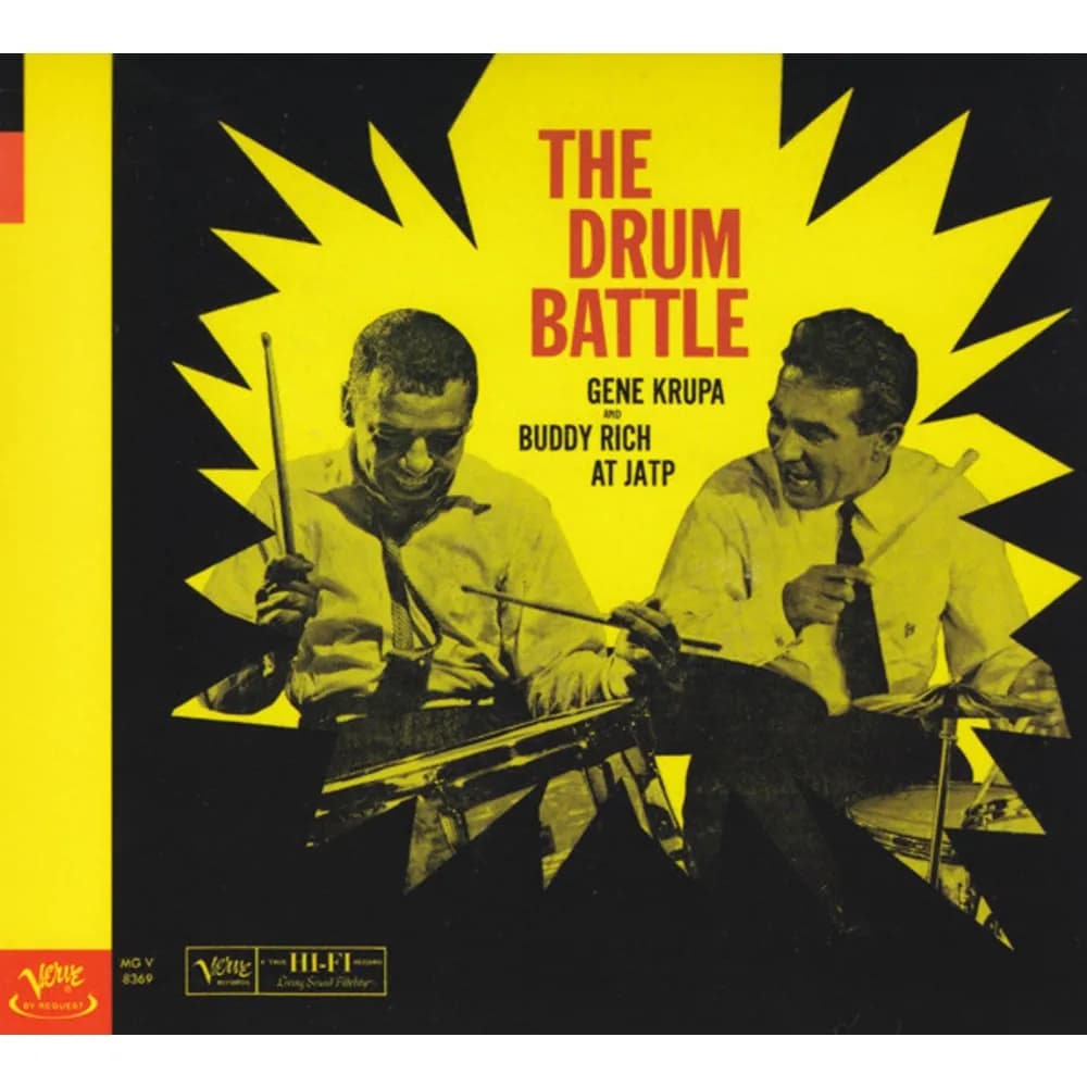 Gene Krupa and Buddy Rich - The Drum Battle at Jatp (CD nuevo) - Miniatura 1 en LEMM DJ Store