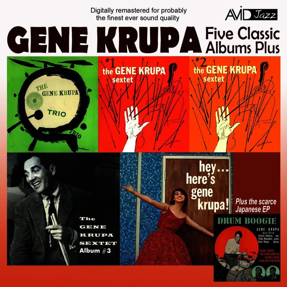 Gene Krupa - Five Classic Albums Plus (CD Doble 2CD nuevo) - Miniatura 1 en LEMM DJ Store