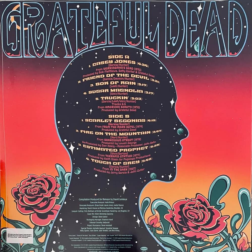 Grateful Dead - Gratest Hits (Vinilo LP nuevo) - Miniatura 2 en LEMM DJ Store