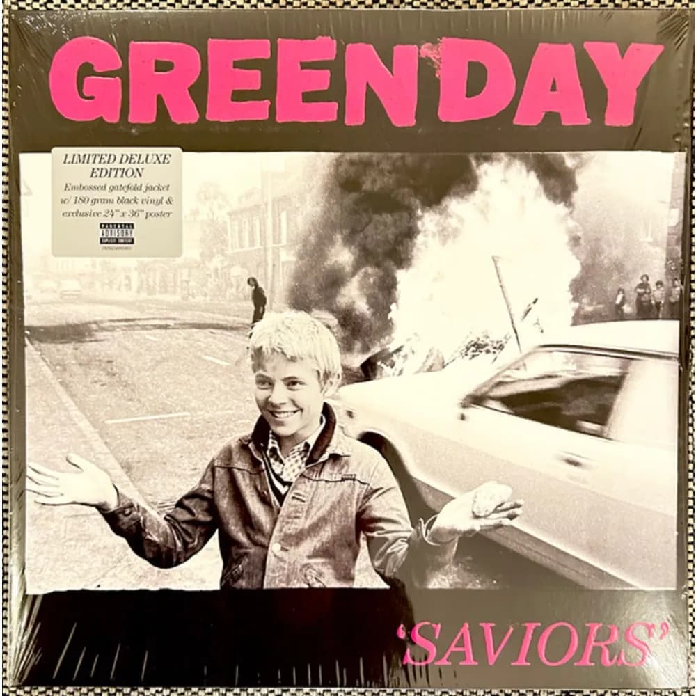 Green Day - Saviors (Vinilo LP Color Verde nuevo) - Miniatura 1 en LEMM DJ Store